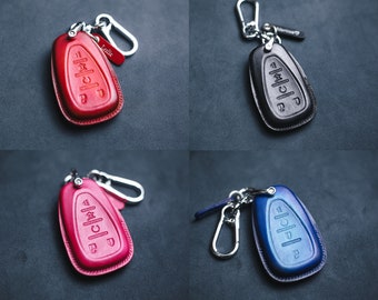 Leren sleutelhangerhoes Chevy-sleutelhoes Chevy Cruze Spark Camaro Equinox Malibu Blazer Volt Fob-hoes Keyless-afstandsbediening sleutelhangerhouderzakje