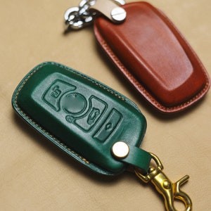 Premium leather key cover for BMW keys incl. keyring hook + leather k, €  23,80