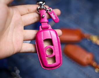 Funda De Cuero Genuino Para Llave De BMW Serie 5 E60/E61 (2004-2010) Y Serie 6 (2006-2007), Protege Contra Golpes Y Rayones, Fácil De Colocar