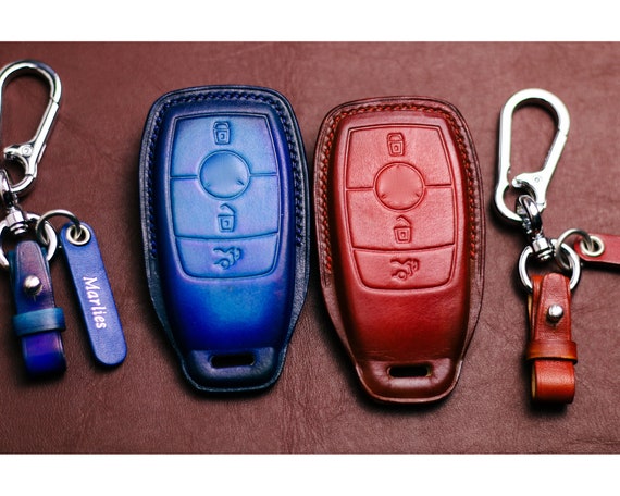 Leder-Schlüsselanhänger-Abdeckung für Mercedes W177 W205 C205 W213