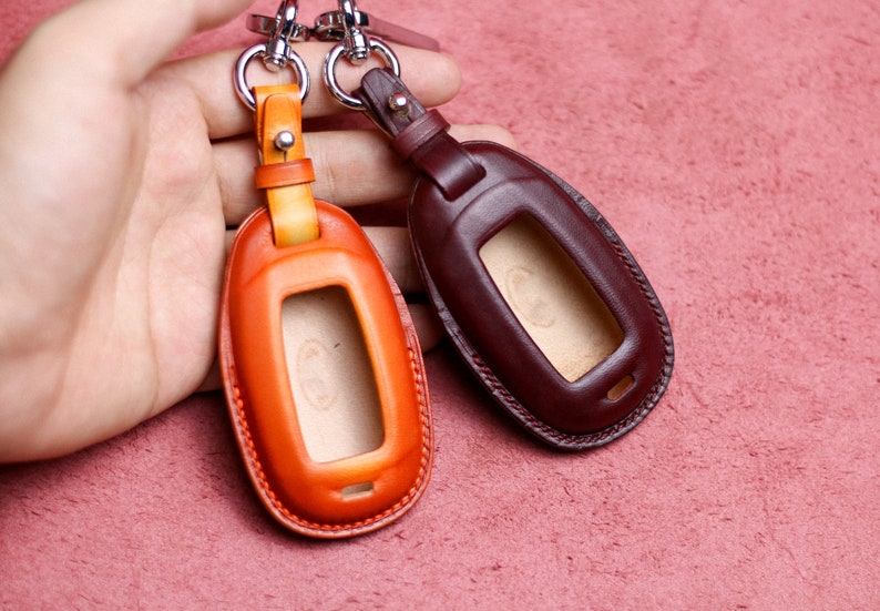 Leather Key Fob Cover for HYUNDAI Fob Case 2022 2023 Palisade Etsy