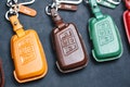 For Leather Key Fob Cover Case 2024 Atlas Jetta Golf Magotan Passat B8 MK7 2023 Golf7 GTI Polo Beetle Caddy T5 Eos 2022 Tiguan Accessories product logo