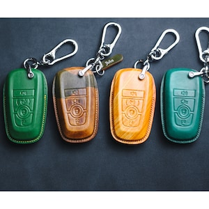 Key Fob Cover 3/4/5 Buttons for 2022 Explorer Expedition Bronco Edge Escape 2020 F-150 Raptor 2019 F-350 F-450 F-550 F-250 Fusion Mustang