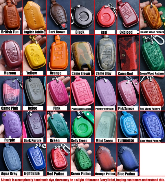 SANRILY Golden-Edge Key Fob Cover For BMW 2-Button Key - TPU Protective Case With Leather Keychain - View #10