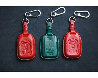 QAGGUM Zinc Alloy Key Fob Cover For Chevy Silverado & GMC Sierra 2022-2024 - 5 Button Protector