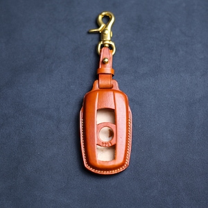 Key Fob Cover For B.m.w 3 5 6 Series E90 E91 E92 E60 E70 E71 E72 E82 E87 E88 E89 Leather Key Fob Case Cover Keychain Keyless Remote Holder