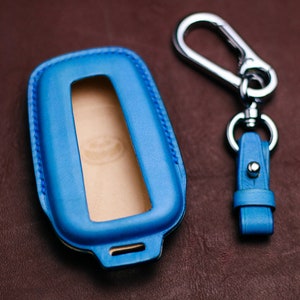 Leather Key Fob Cover For 2024 4runner 2 3 4 Buttons 2023 RAV4 Cross Camry 70 CHR Corolla RAV RAV150 Avalon Prado Prius Car Accessories