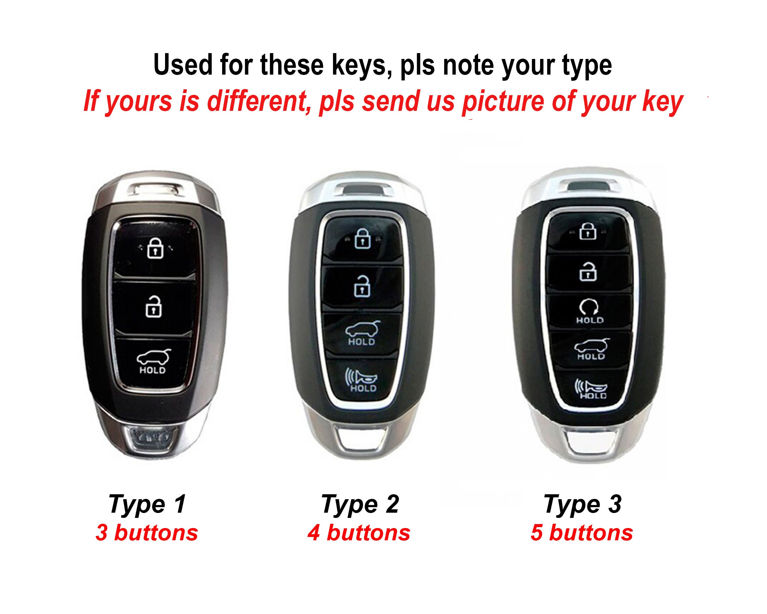 Leather Key Fob Cover for HYUNDAI Fob Case 2022 2023 Palisade | Etsy