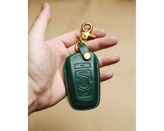 Genuine BMW Key Fob Leather Cover Case - Sport F01 F02 F06 F07 F10 F12 F13  F25