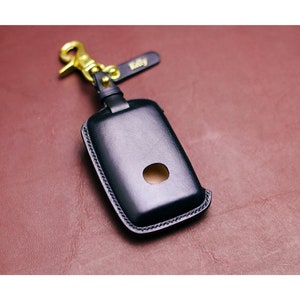 Leather Key Fob Cover For Mazdaa 3, Mazdaa 6, Mazdaa CX5, CX7, CX8 Car Key Cover, Car Accessories for Mazdaa, gifts for 3rd anniversary