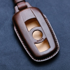 Key Fob Cover For B.m.w 3 5 6 Series E90 E91 E92 E60 E70 E71 E72 E82 E87 E88 E89 Leather Key Fob Case Cover Keychain Keyless Remote Holder