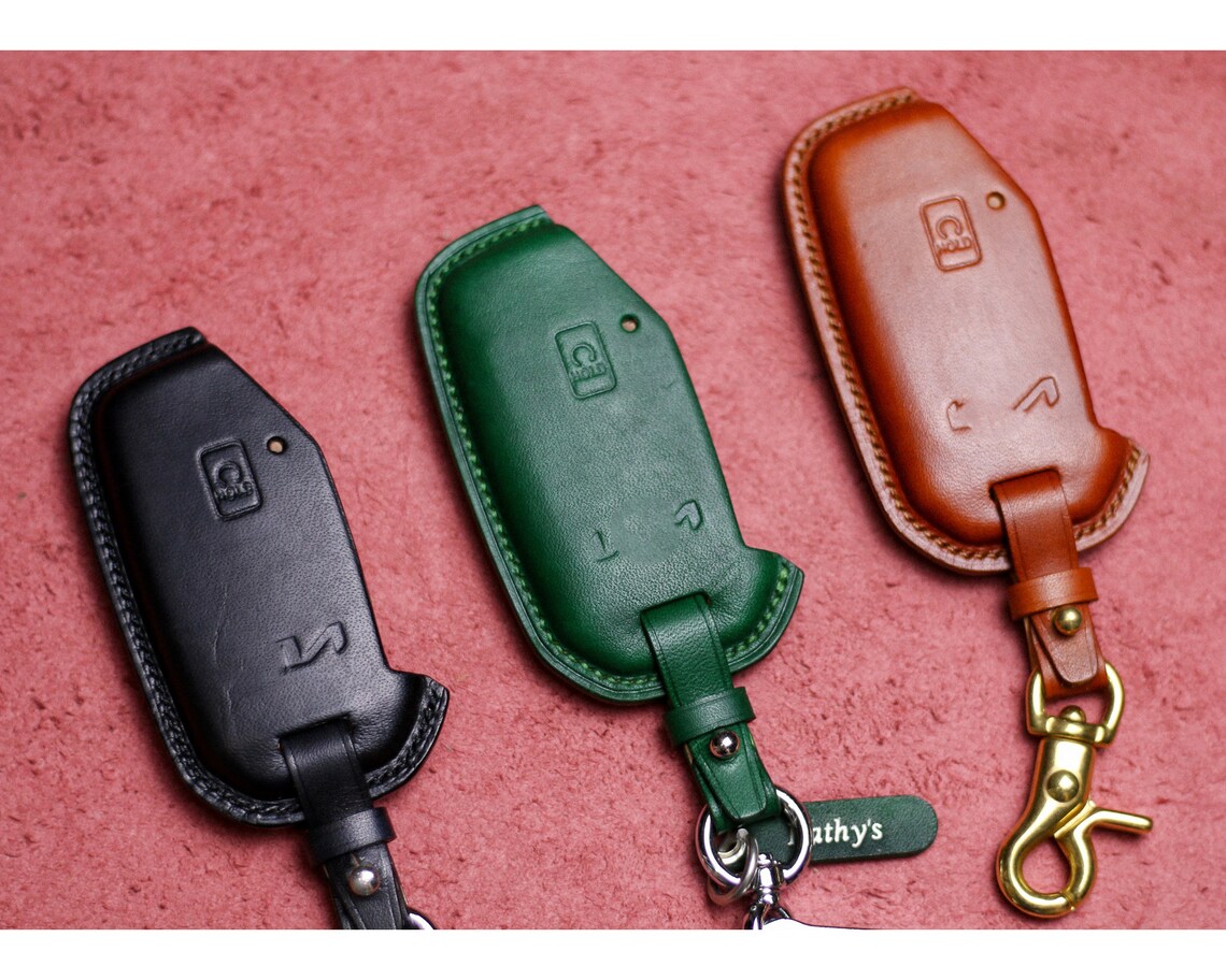 Leather Key Fob Cover for Kia Telluride 2021 2022 2023 Seltos Etsy