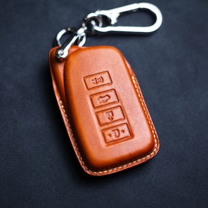 Cover Lexuss Nx Gx Ls Lc Ux Es Lx 600 LC 500 LS 500 LS 600 U 200 Es 350 Rx 350 Rz450e Leather Key Fob Cover Case Keychain Remote Fob Holder