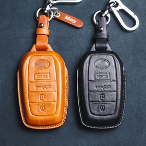 Leather Cover For Tundra TRD Pro 2022 2021 2023 Key Fob Cover 2024 RAV4 Highlander 4Runner Hilux Yaris Fortuner Prado Camry Rav4