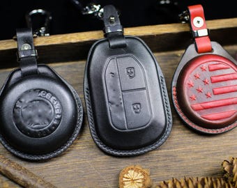 Indians Key Fob Cover 101 Scout Sixty Bobber Key Fob Case FTR Springfield Roadmaster Chieftain Owners Sport Chief Dark Horse Leather Case