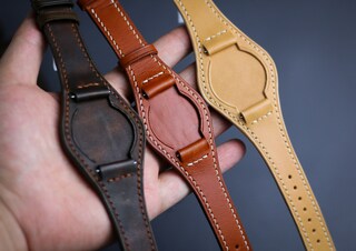 Cinturino Per Orologio In Pelle Morbida Con Fibbia In Acciaio – Sostituzione Universale, Larghezze 12-26 Mm, Colore Marrone