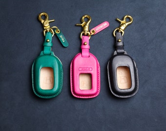 2022 2023 Hondaa Leather Key Fob Cover Case Hondaa Civic Accord Pilot Trailsport CRV HRV Passport Keychain Remote Holder Hondas Accessories