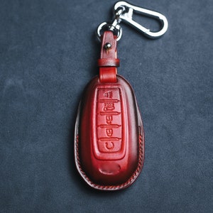 Leather Cover For Infinitii QX Q Key Fob Case Infinitii QX60 Q50 Q60 Q70 QX55 JX35 QX50 QX80 2021 2022 Infinitii Keychain Remote Holder
