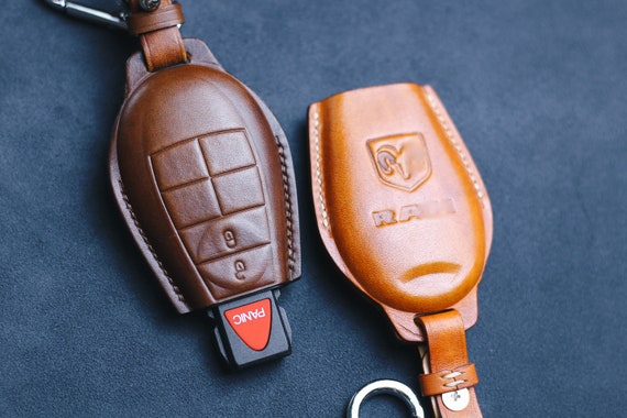 Dodge leather cheap key fob cover