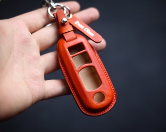 AutoschlüSsel Schutz SchlüSselanhäNge Leder-Schlüsselanhänger