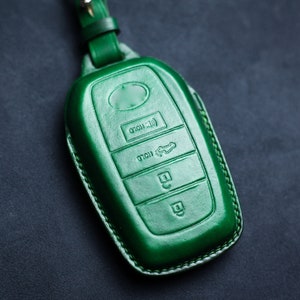 Key Cover For 2021 2022 2023 Venza Tundra SR5 TRD Pro Sequoia SR5 Fob Case Leather Toyotas Truck Keyless Remote Holder Tundra Accessories