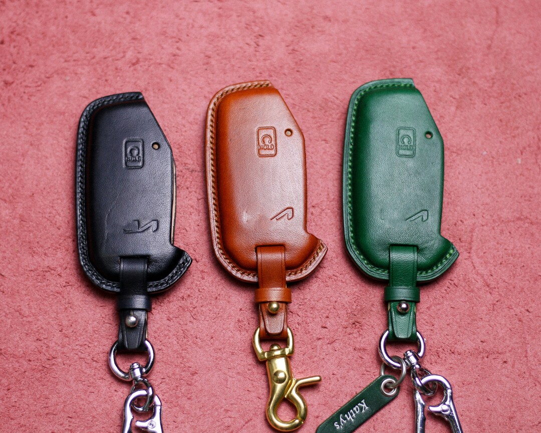 Leather Key Fob Cover for Kia Telluride 2021 2022 Seltos Etsy