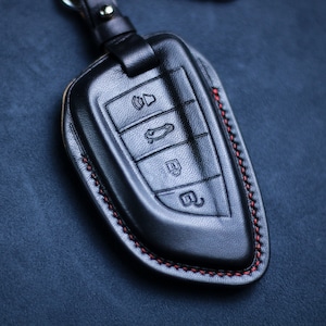 Leather Key Fob Cover For GR Supra A90 GR86 Case 2019 2020 2021 GR Supra A90 Mk4 Mk5 Remote Holder Supra Gr Accessories