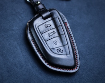 Funda de cuero para llavero GR Supra A90 GR86 2019 2020 2021 GR Supra A90 Mk4 Mk5 Soporte para mando a distancia Supra Gr Accesorios
