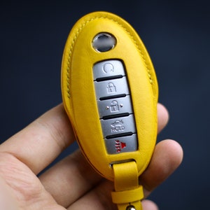 Girly Cute Cover For 2023 2022 Nissann Infinitis Leather Key Fob 2023 Pathfinder Xtrail Altima Armada Kicks Rogue Remote Accessories
