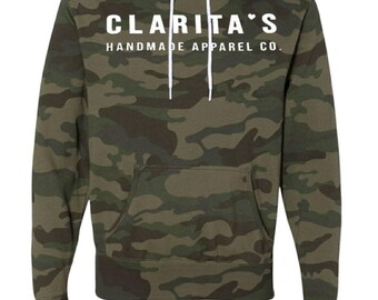Sudadera con capucha de camuflaje / Sudadera con capucha de camuflaje Pullover / Alta calidad / Bolsillos canguro / Elegante / Sudadera de jersey unisex / Verde y negro