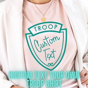 Custom Troop beverly hills shirt | Wilderness girls Tshirt | We don&#39;t need stinking patches | Pink and green | California t shirts 80s movie