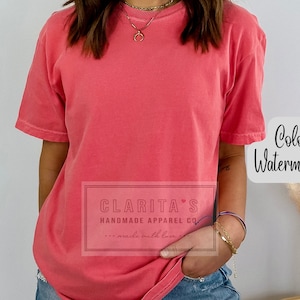 Comfort Colors Tshirt, Heavyweight Shirt 100% Cotton, Garment-Dyed Trendy Soft  Vintage Washed, Vintage Look Unisex T-shirts, Blank Soft Tee