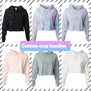 Custom cropped hoodie | Personalized crop hoodies | Bulk order custom crop top | Lightweight cropped hoodie | Design your crop top hoodie