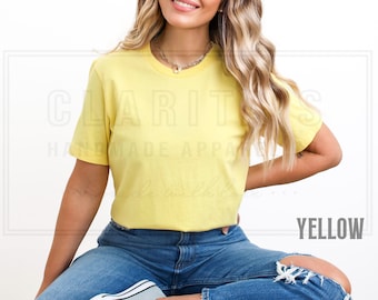 Bella Canvas 3001 Unisex T-Shirt: Soft Cotton CVC, Plain Wholesale Tee