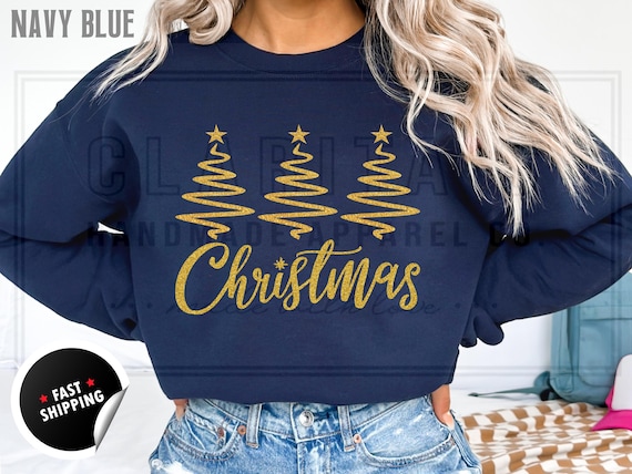 Merry Christmas Sweatshirt, Winter Holiday Crewneck