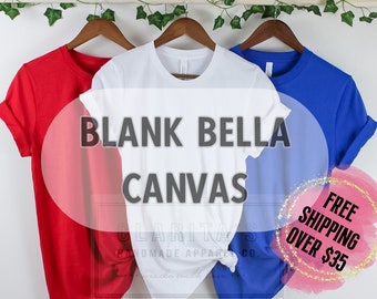 Bella Canvas 3001 CVC T-Shirt: Unisex Blank Apparel
