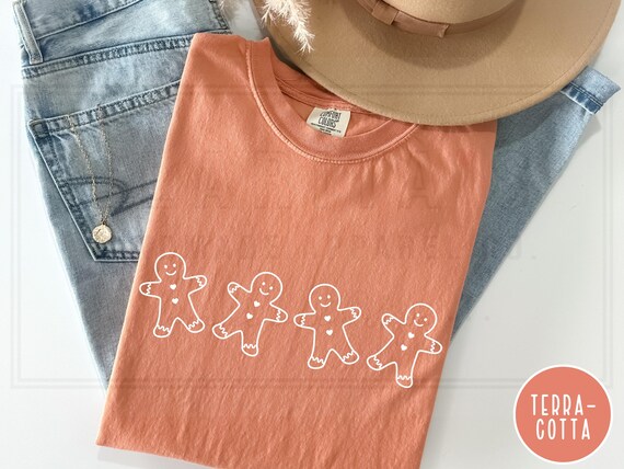 Comfort Colors Gingerbread Man Christmas T-Shirt, Baker Gift