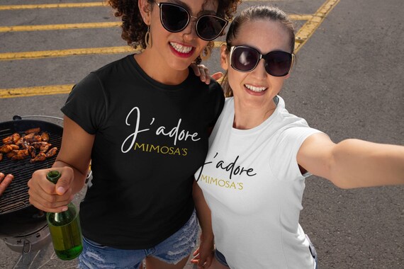 J'adore Mimosa T-Shirt | Brunch Party Tee