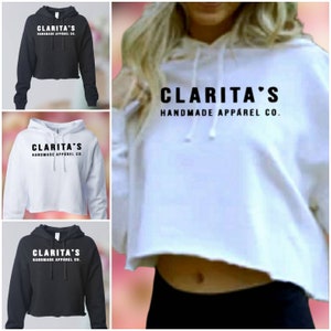 Women&#39;s cropped top hoodie | Cute hooded sweatshirt | Lightweight | Crop top | Fashion | Designer hoodie | Long sleeve | Hooded crop sweater