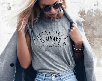 Camiseta "Champán siempre es una buena idea": Camiseta Brunch & Bubbly