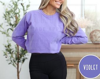 Comfort Colors Long Sleeve T-Shirt: Garment-Dyed 100% Cotton Heavyweight Tee