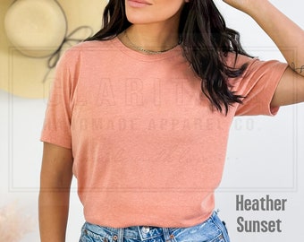 Bella Canvas 3001 CVC Heather T-Shirt: Unisex Cotton Blend
