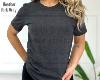 Bella Canvas 3001 CVC Heather T-Shirt: Unisex Soft Cotton Blend
