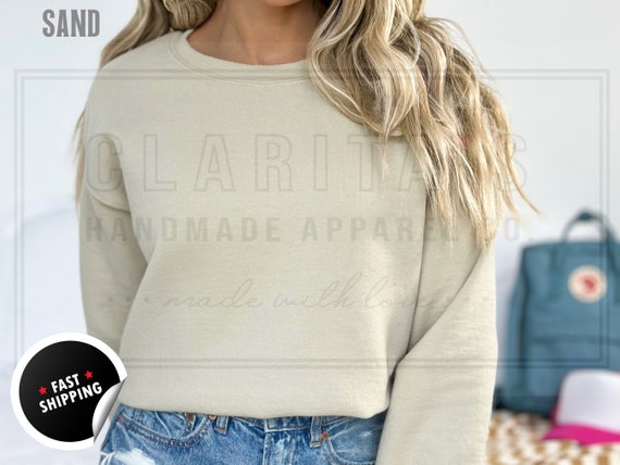 Gildan 18000 Crewneck Sweatshirt, Unisex Fleece Lined Sweater