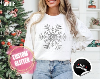 Sweat Femme Let Them Inspiring Letter Print - Col Rond Manches Longues - Pull Oversize Pailleté Rose XL