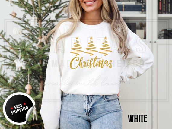 Merry Christmas Sweatshirt, Cute Winter Sweater, Christmas Shirts, Christmas Shirt for Women, Christmas Crewneck Sweatshirt, Holiday Sweater
