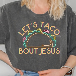 Lets Taco Bout Jesus png, Mexicaans png, Cinco De Mayo png, christelijk, christelijk, neonreclame png