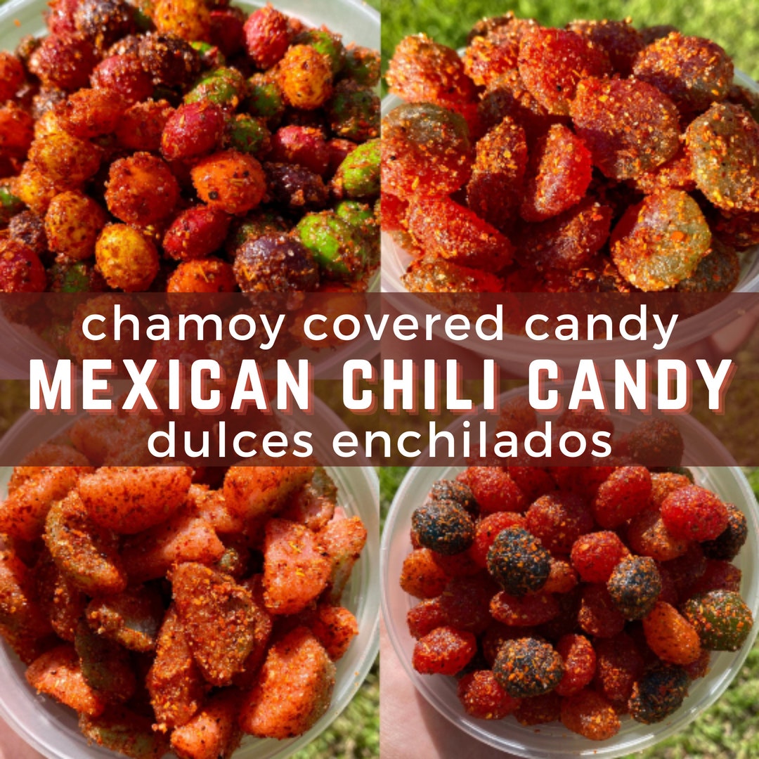 Chamoy Candy Mexican Chili Candy Chamoy Covered Candy Spicy Candy Chile