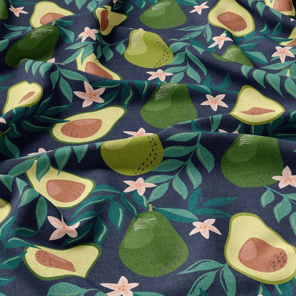 Avocado Fabric - Etsy