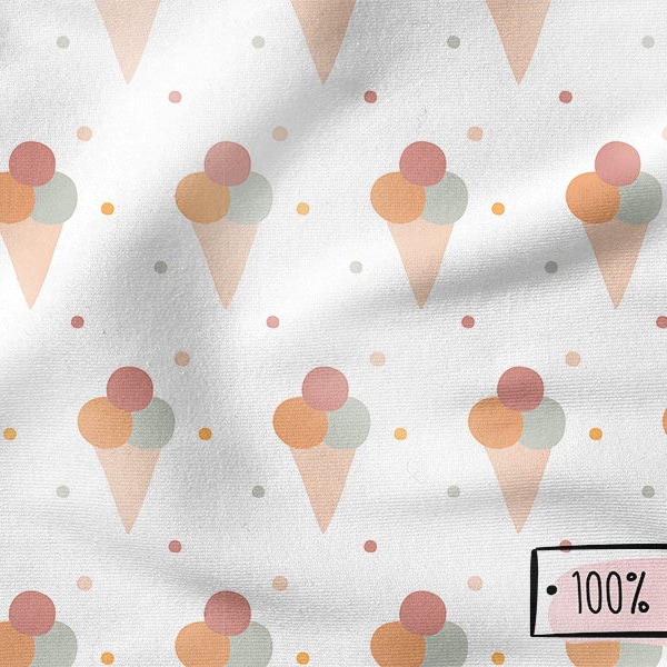 Ice Cream Fabric - Etsy